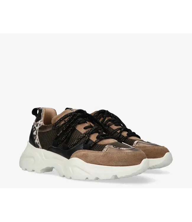 Tango Sneaker Alicia 402-f Taupe/Black