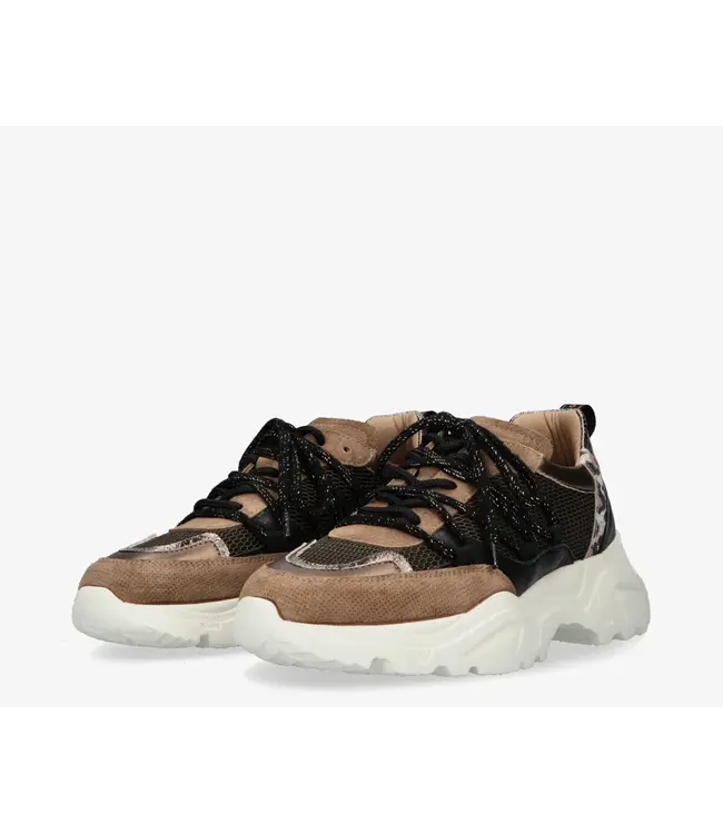 Tango Sneaker Alicia 402-f Taupe/Black