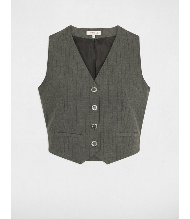 Morgan Gilet Cboky.f Grey
