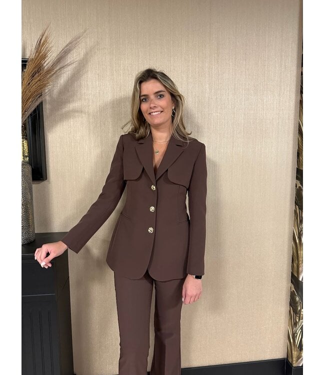 Rinascimento Blazer 3-in-one Chocolate