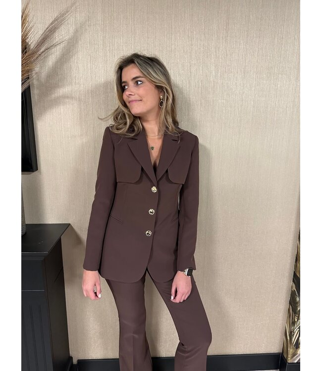 Rinascimento Blazer 3-in-one Chocolate