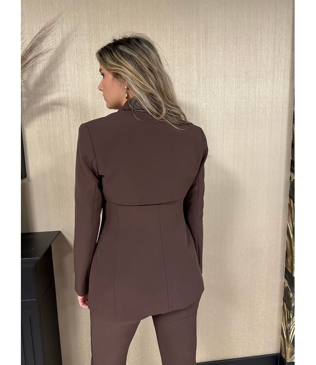 Rinascimento Blazer 3-in-one Chocolate