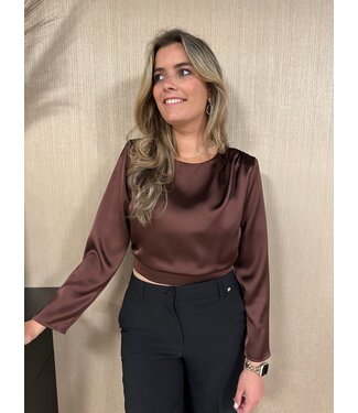 Rinascimento Rinascimento Blouse Carina Chocolate