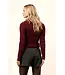 Lofty Manner Trui Katja Burgundy Red