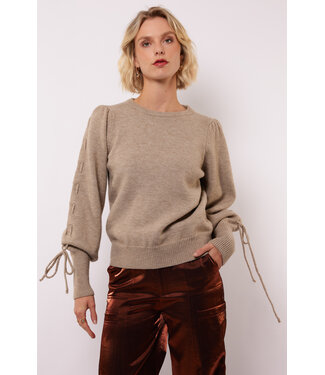 Fluresk Fluresk Trui Scottie Warm Taupe