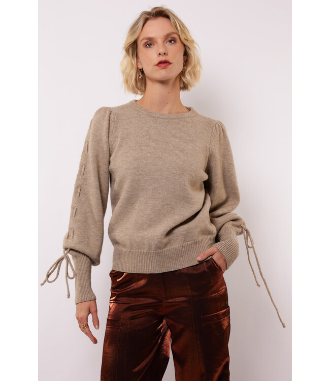 Fluresk Trui Scottie Warm Taupe