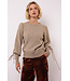 Fluresk Trui Scottie Warm Taupe