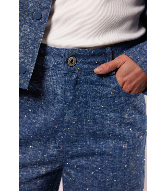 Fluresk Broek Rain Denim Dark Blue