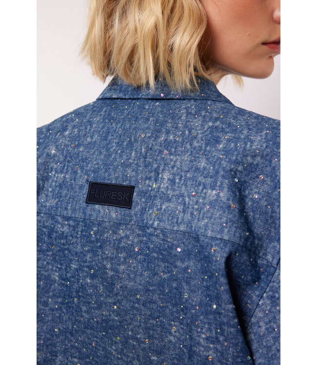 Fluresk Jacket Lucy Denim Dark Blue