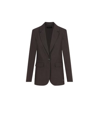 Elvira Elvira Blazer Madde Stripe Chocolate
