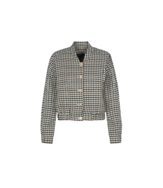 Elvira Elvira Bomber Jacket Maud Checked Green