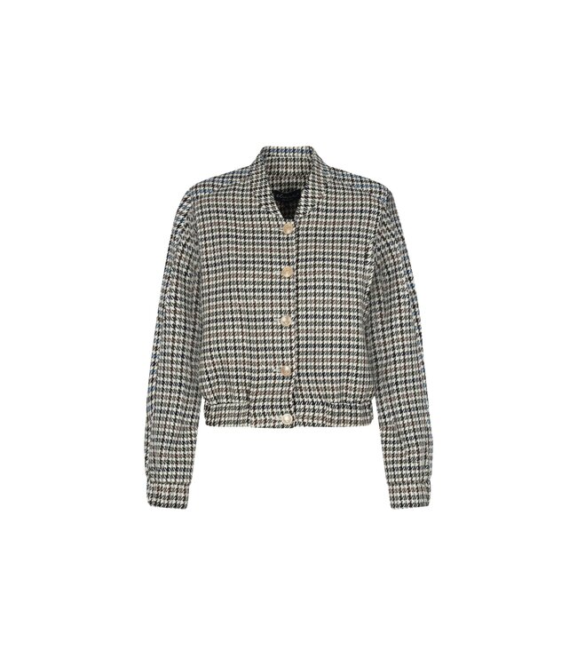 Elvira Bomber Jacket Maud Checked Green