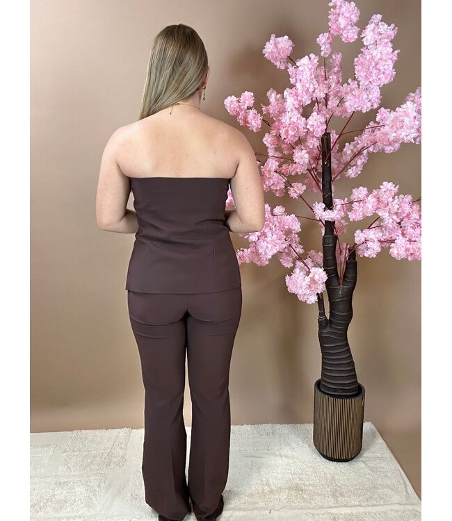 Rinasicmento Top Clara Chocolate Brown