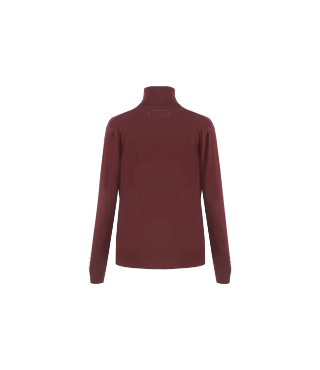 C&S Trui Kalisse Knit Pullover Amarone Cabernet