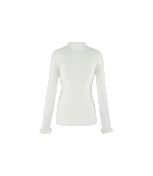 C&S Trui Astrid Knit Pullover Wool White