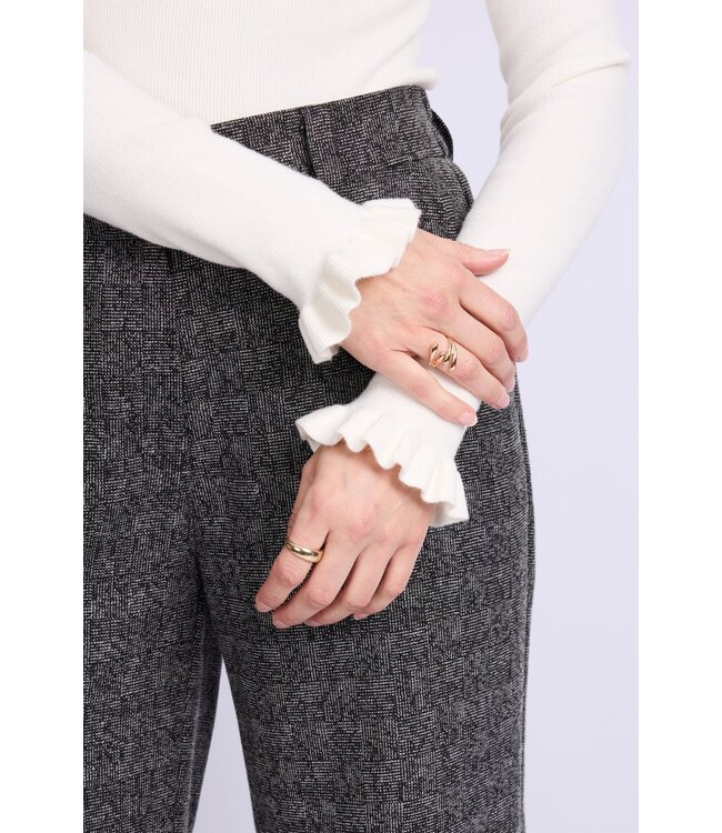 C&S Trui Astrid Knit Pullover Wool White