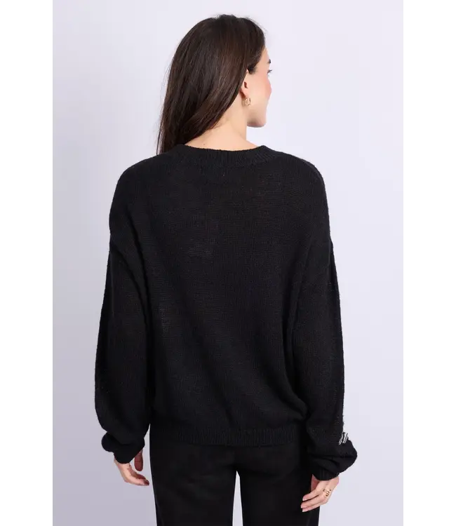 C&S Trui Karly Black / Wool White