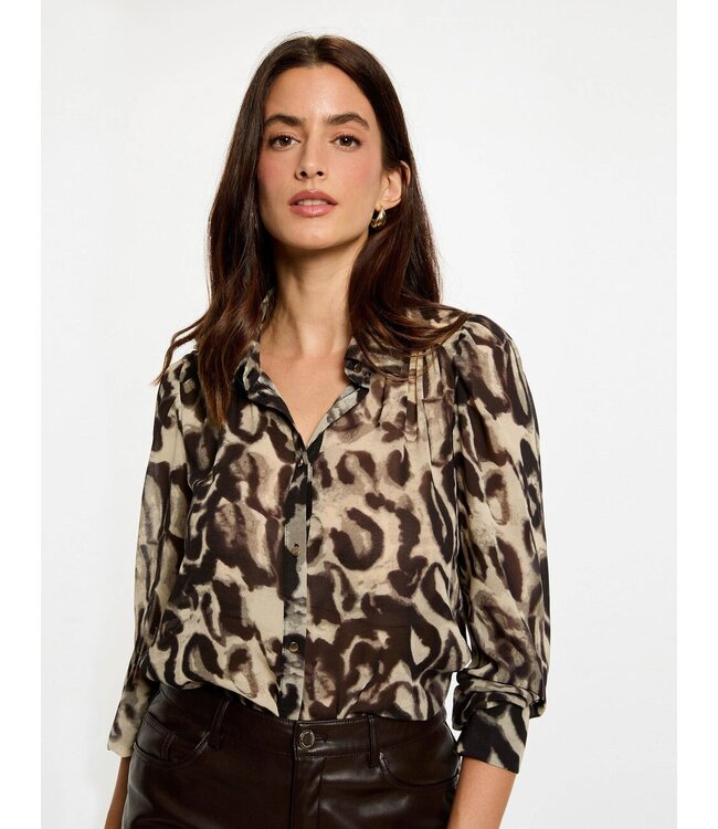 Morgan Blouse Chleo Black / Grey