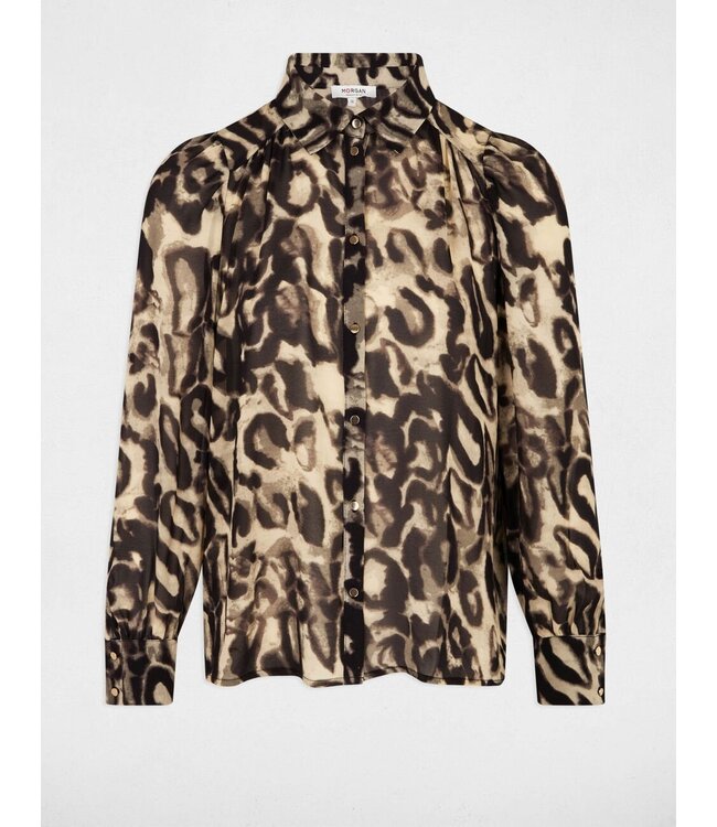 Morgan Blouse Chleo Black / Grey