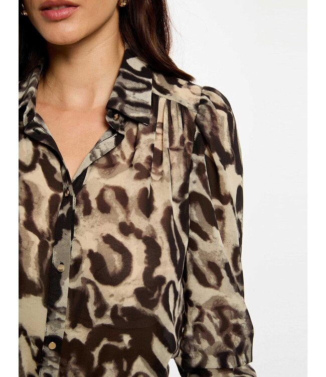 Morgan Blouse Chleo Black / Grey