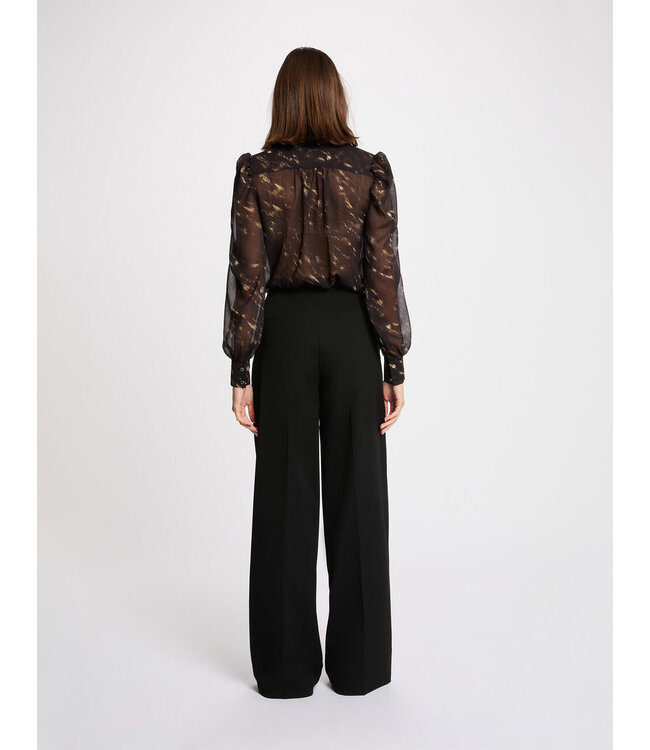 Morgan Blouse Cood.f Black / Camel
