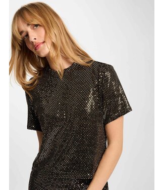 Morgan de toi Morgan Top Dolivia Black / Gold