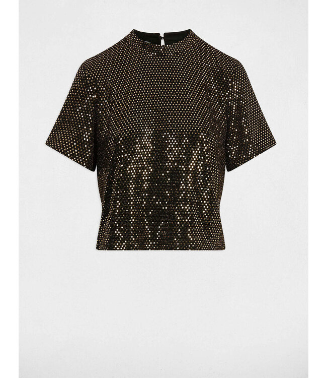 Morgan Top Dolivia Black / Gold