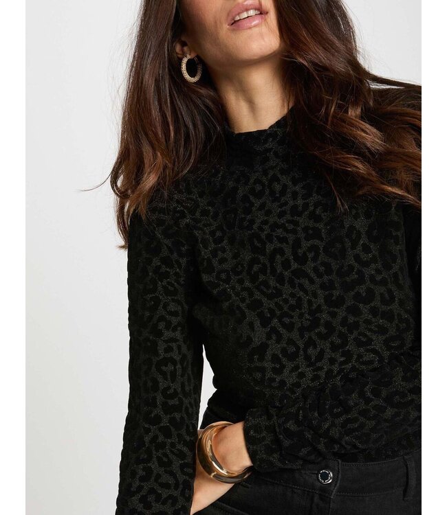 Morgan Top Tweek Black