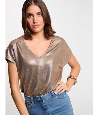 Morgan de toi Morgan Top Dwhite Bronze