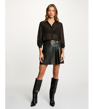 Morgan de toi Morgan Blouse Cimaro Black