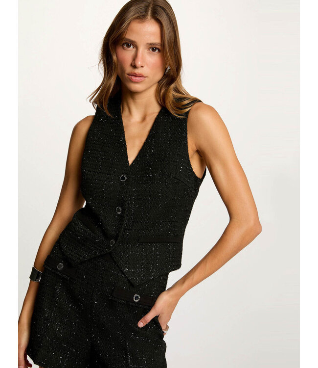 Morgan Gilet Clack Black