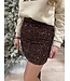 Rok Luna Glitter Dark Brown