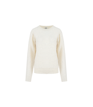 CS The Label C&S Trui Annemiek Knit Pullover Wool White