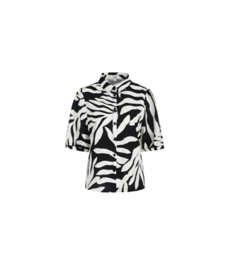 CS The Label C&S Blouse Lisa Black / Offwhite