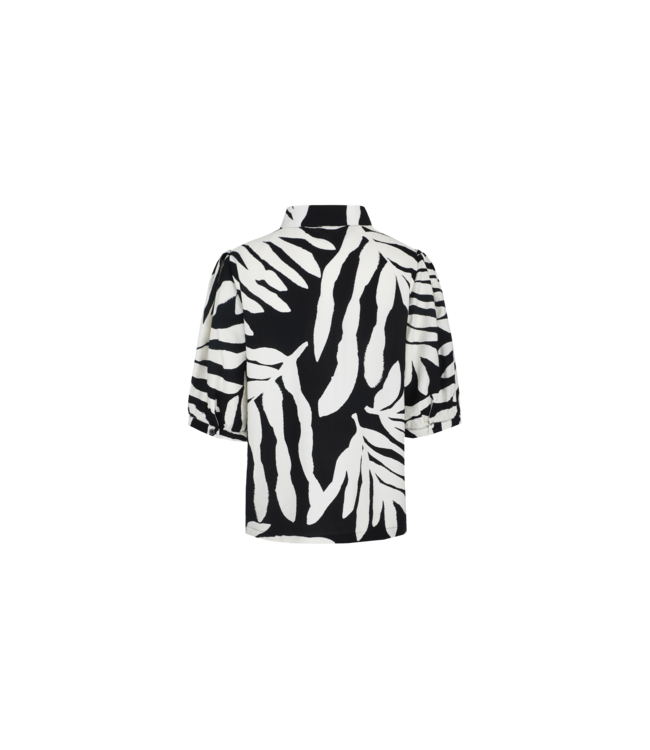 C&S Blouse Lisa Black / Offwhite