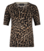 Lady Day Top Sage Leopard Print