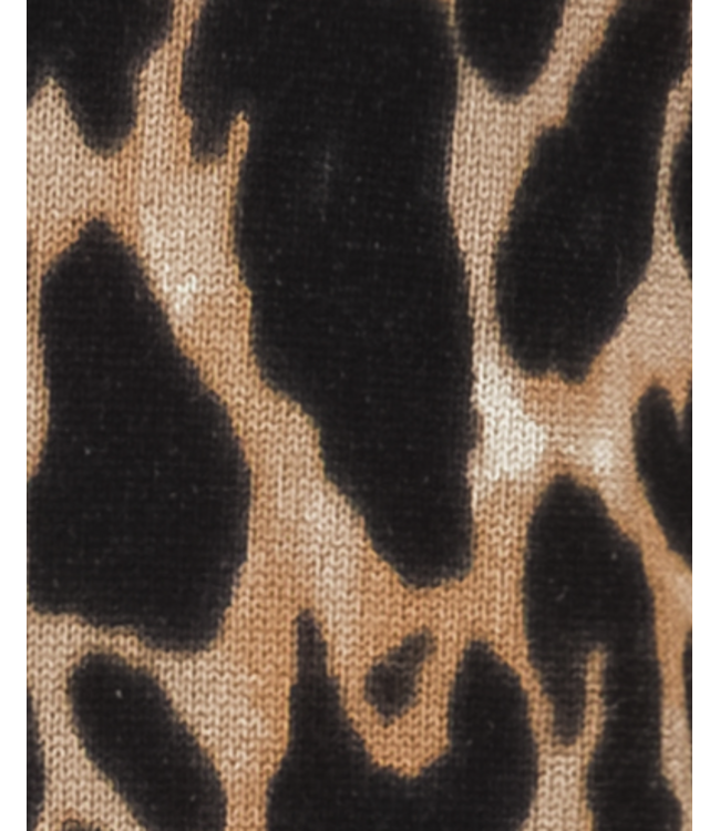 Lady Day Top Sage Leopard Print