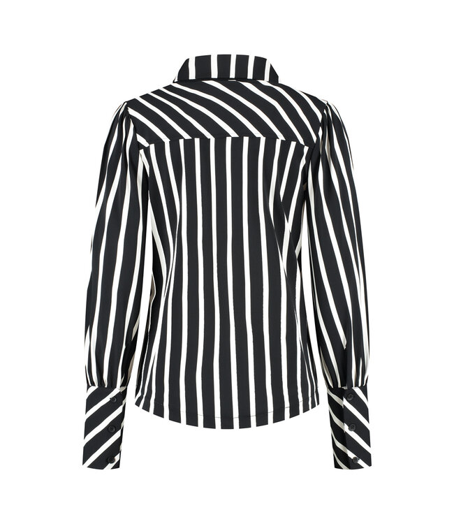 Lady Day Blouse Bente Black / Wool White