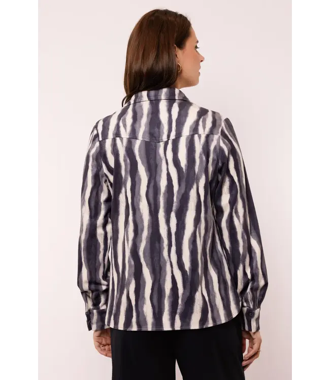 G-maxx Blouse Lupita Black / Night Grey