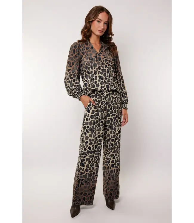 G-maxx Broek Tahlia Wood Ash / Grey Brown