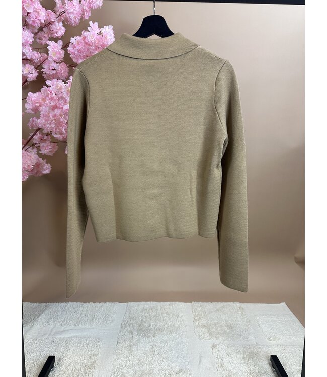 Morgan Vest Mimdie Camel