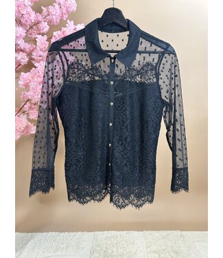 Morgan de toi Morgan Blouse Tereza Black