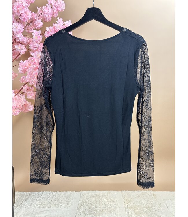 Morgan Top Tsabine Black