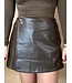 IM Skort PU Leather Brown