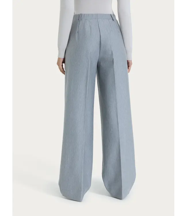 Ragno Broek Palazzo Pockets DL20PA Grigio Grey Melange