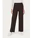 Ragno Broek Cropped Wide DB24P4 Chocolate Brown