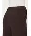 Ragno Broek Cropped Wide DB24P4 Chocolate Brown