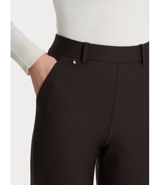 Ragno Broek Palazzo Pockets DL20PA Chocolate Brown
