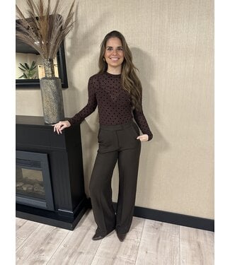 IM IM Top Dots Brown