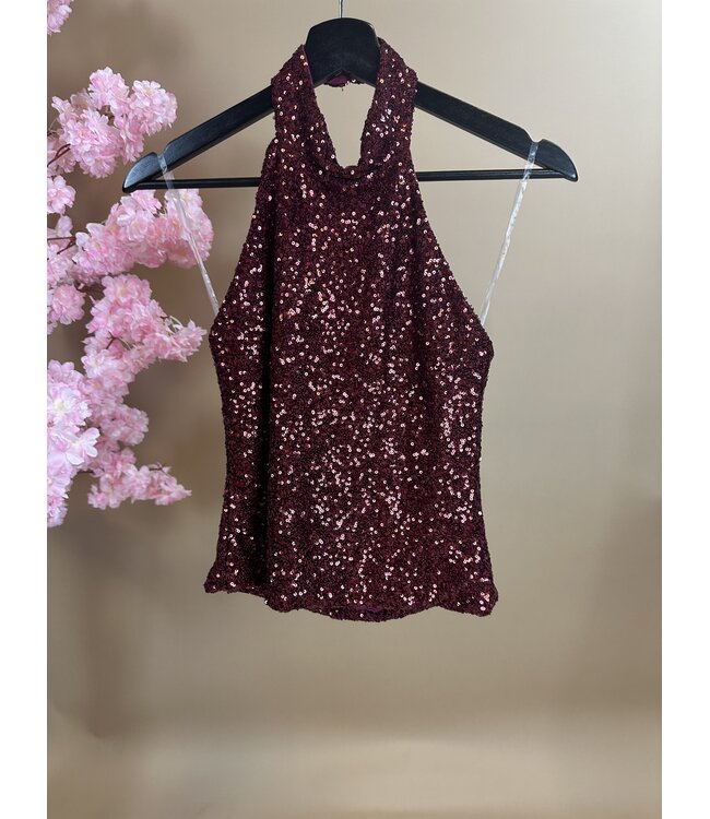 IM Top Jinthe Glitter Bordeaux